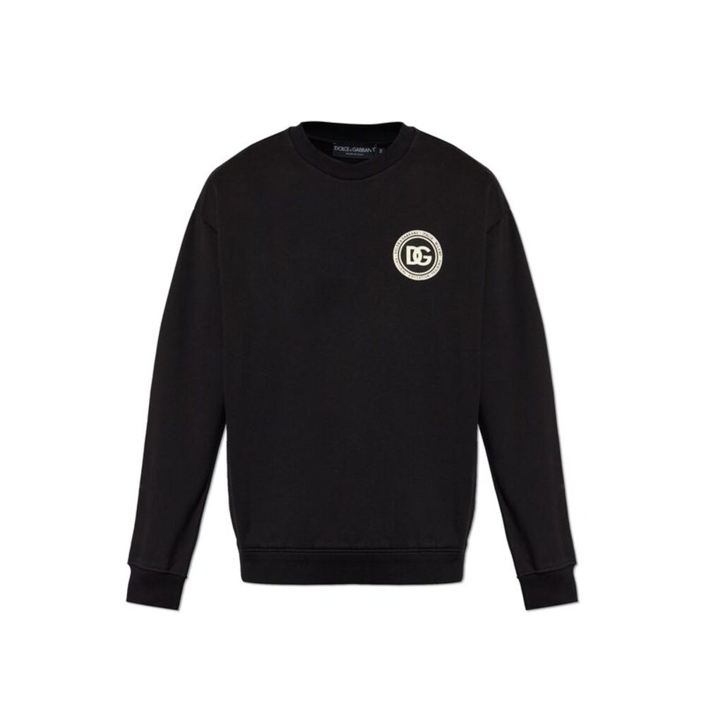 Sweatshirt with logo patch
